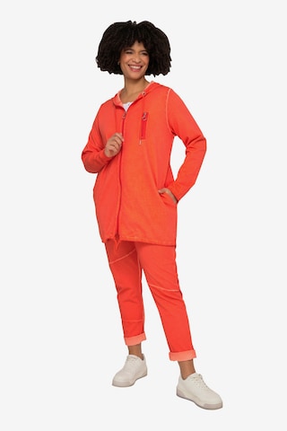 Angel of Style Zip-Up Hoodie in Orange