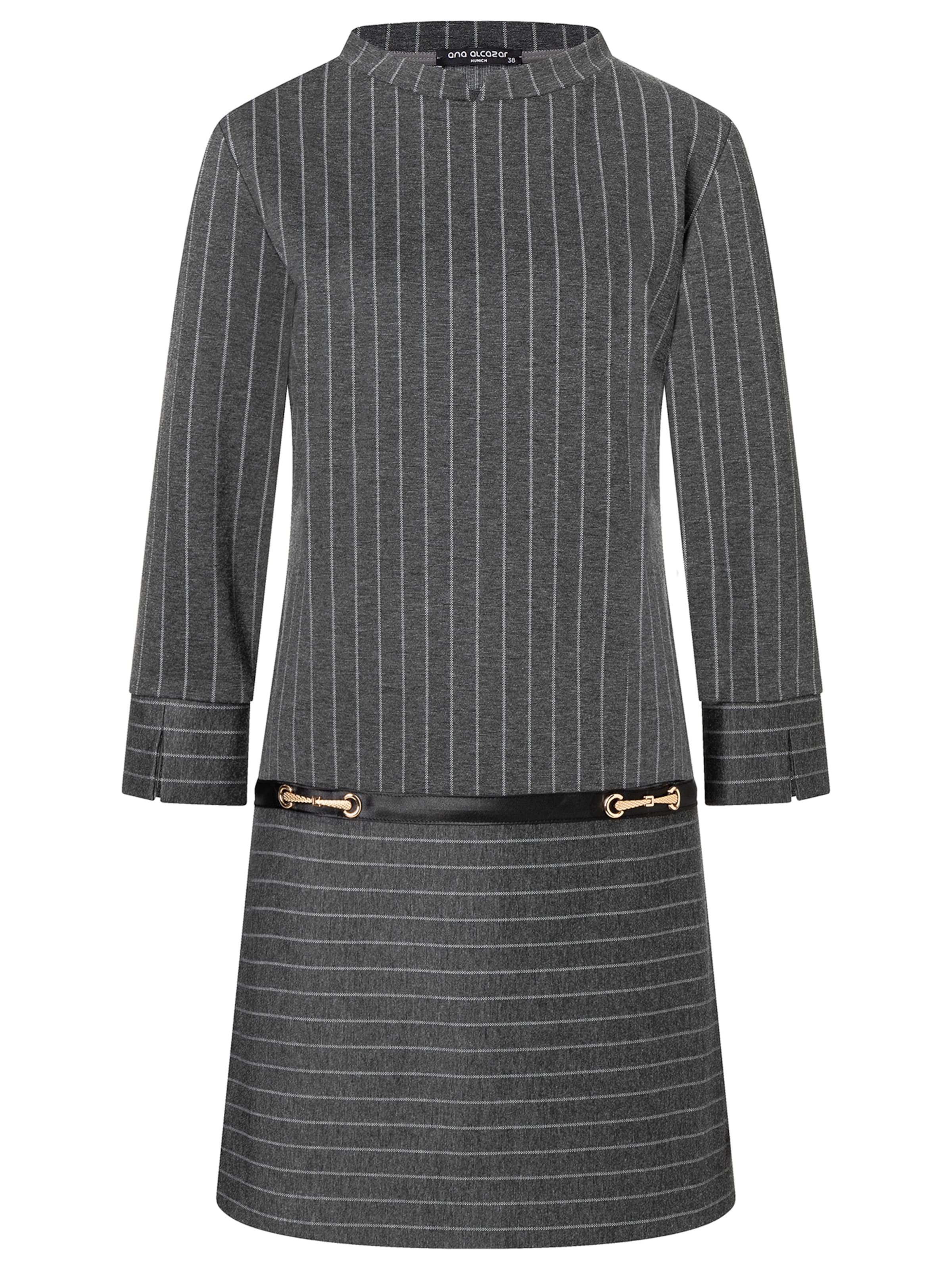 Ana Alcazar Kleid in Grau: Vorderseite