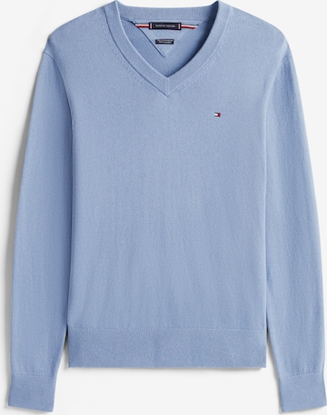 Pull-over TOMMY HILFIGER en bleu : devant