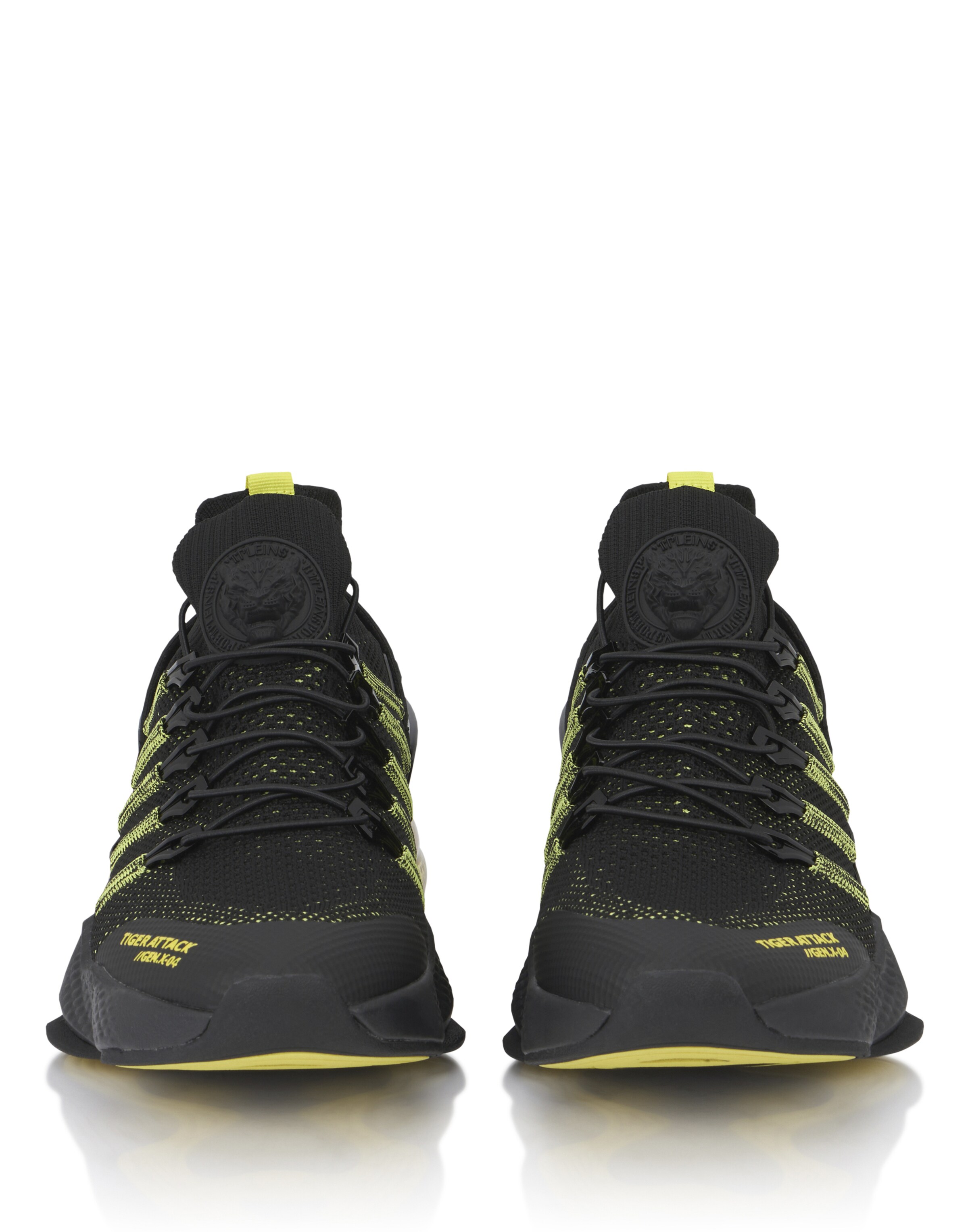 Plein Sport Sneakers laag 'Tiger' in Zwart