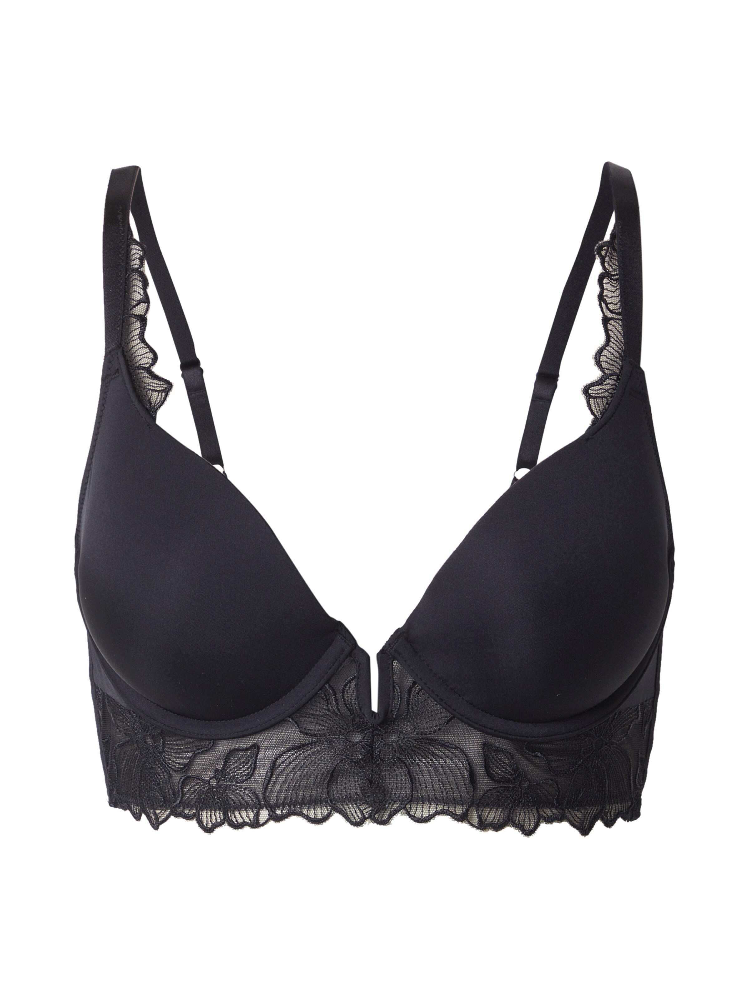 Hunkemöller Push-up Σουτιέν 'Jemima' σε μαύρο: μπροστά