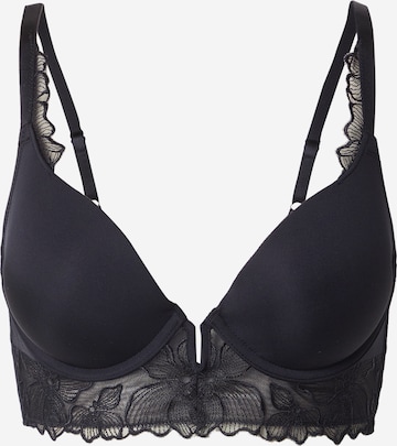 juoda Hunkemöller Pakeliantieji įdėklai į liemenėlę Liemenėlė 'Jemima': priekis