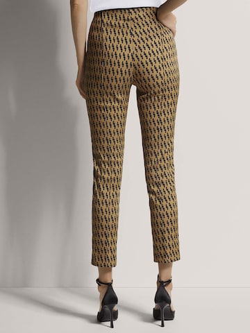 Coupe slim Pantalon MADELEINE en marron