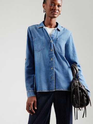 ONLY Blouse 'ONLYASMIN' in Blauw: voorkant
