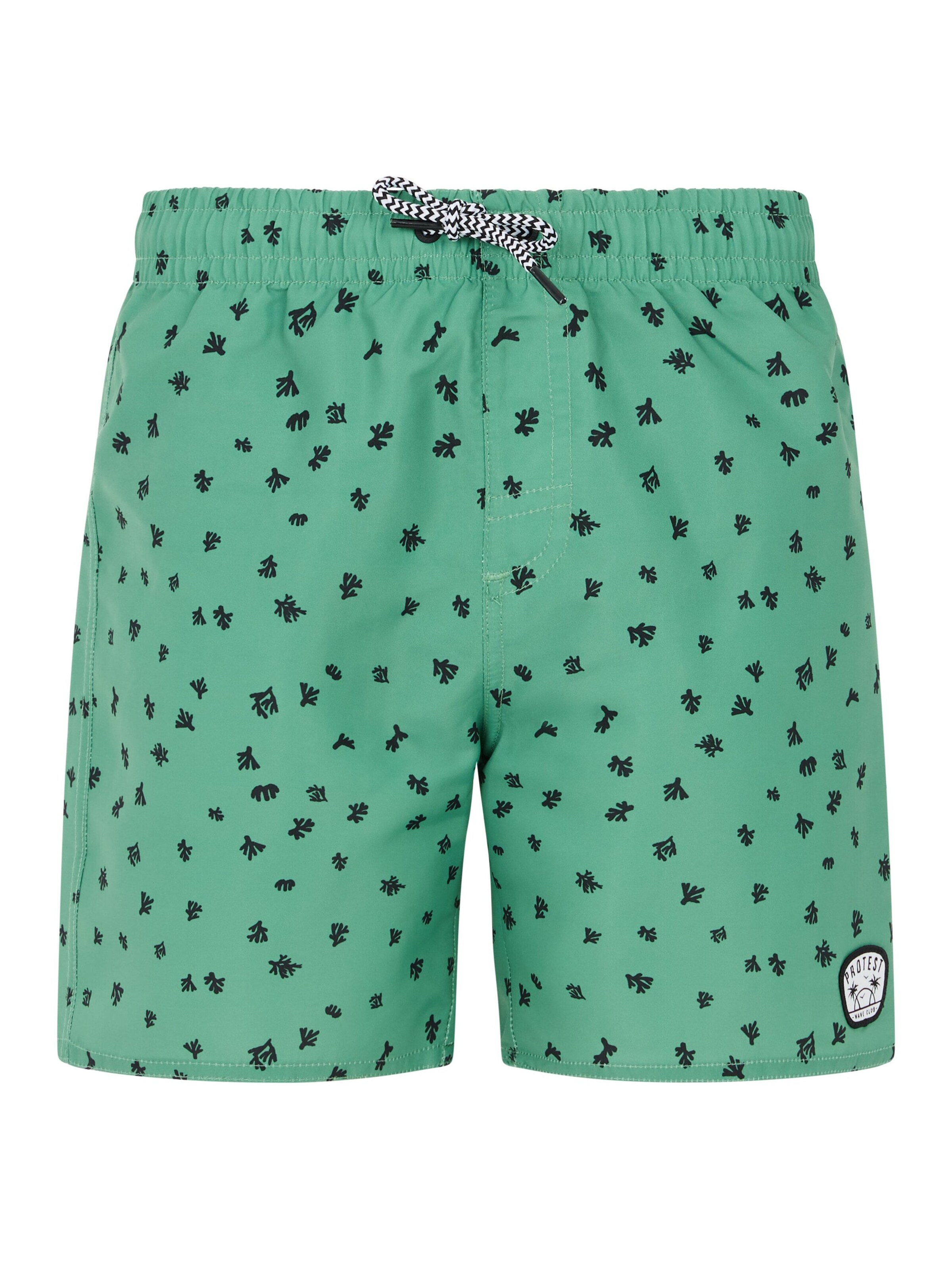 PROTEST Badeshorts 'PRTTyson JR' in Grün: Vorderseite