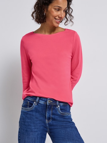 T-shirt STREET ONE en rose : devant