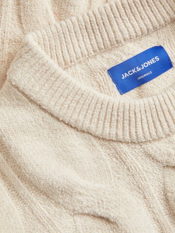 smėlio JACK & JONES Megztinis 'JORHENRY'