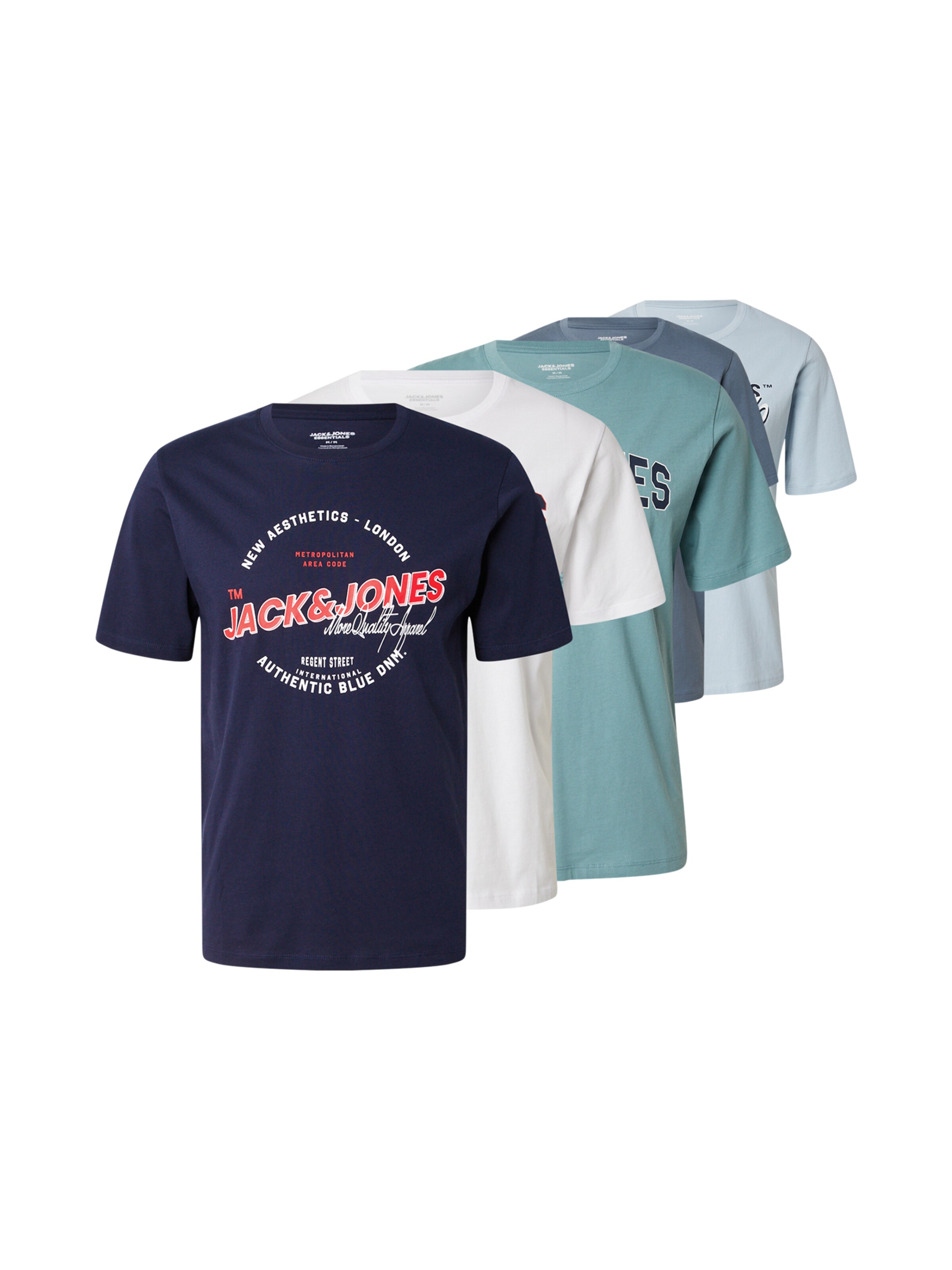 JACK & JONES Shirt in Blue: front