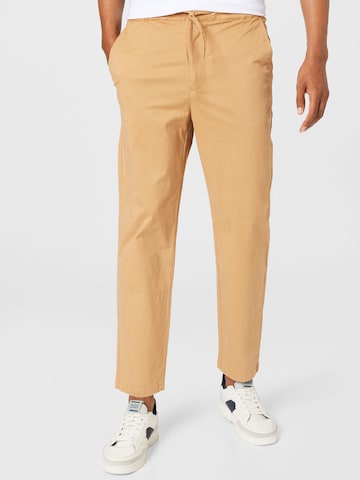 minimum Chino-püksid 'NATES', värv beež: eest vaates
