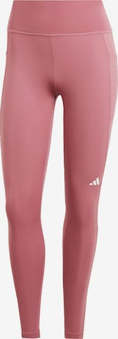 Skinny Pantalon de sport 'Own the Run' ADIDAS PERFORMANCE en rouge : devant