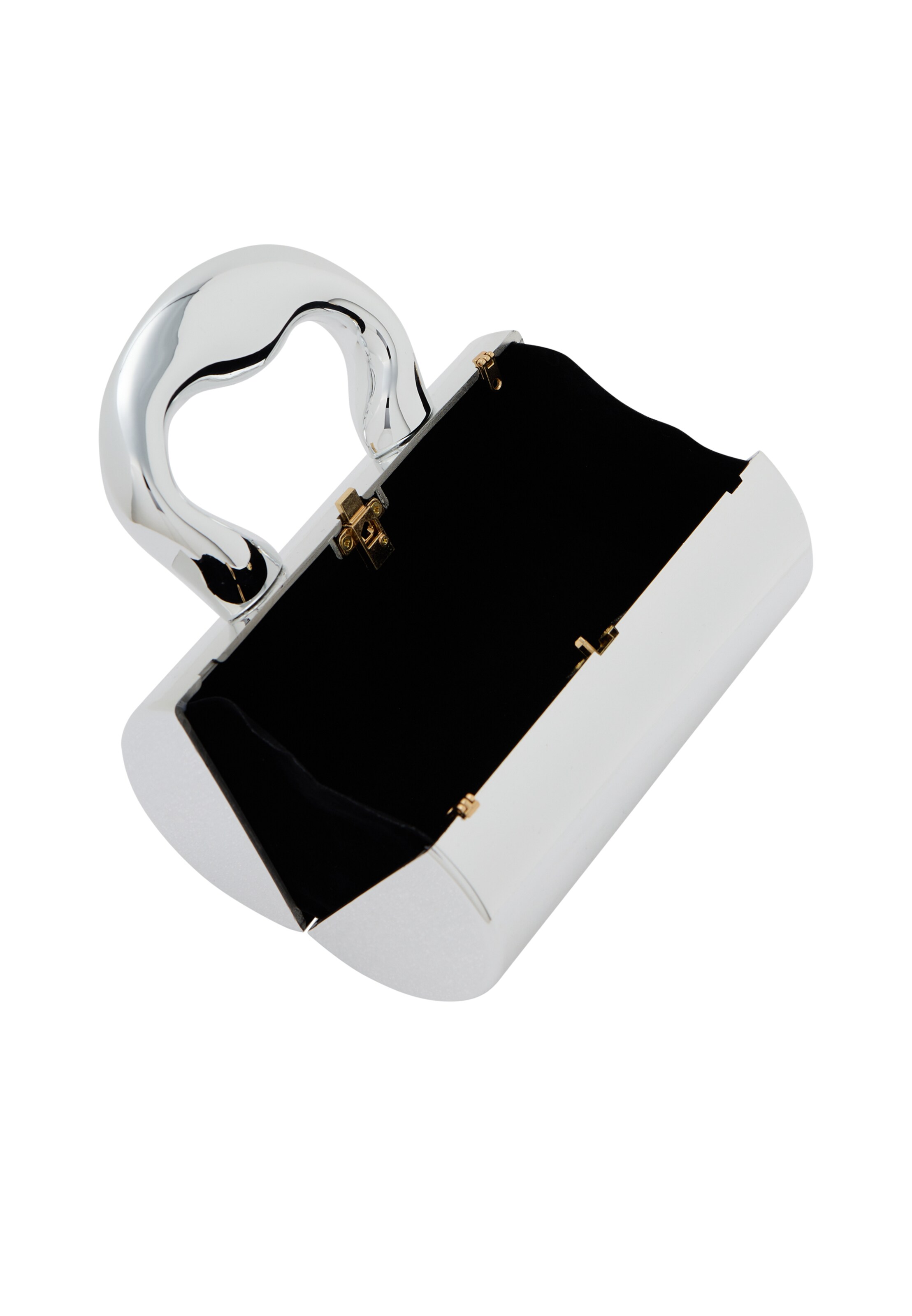 myMo at night Clutch in Silber