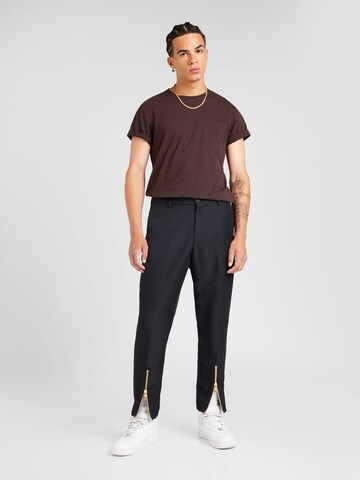 SELECTED HOMME Tričko 'SLHASPEN' – hnědá
