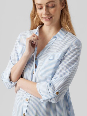 Vero Moda Maternity Bluse 'Bumpy' in Blau