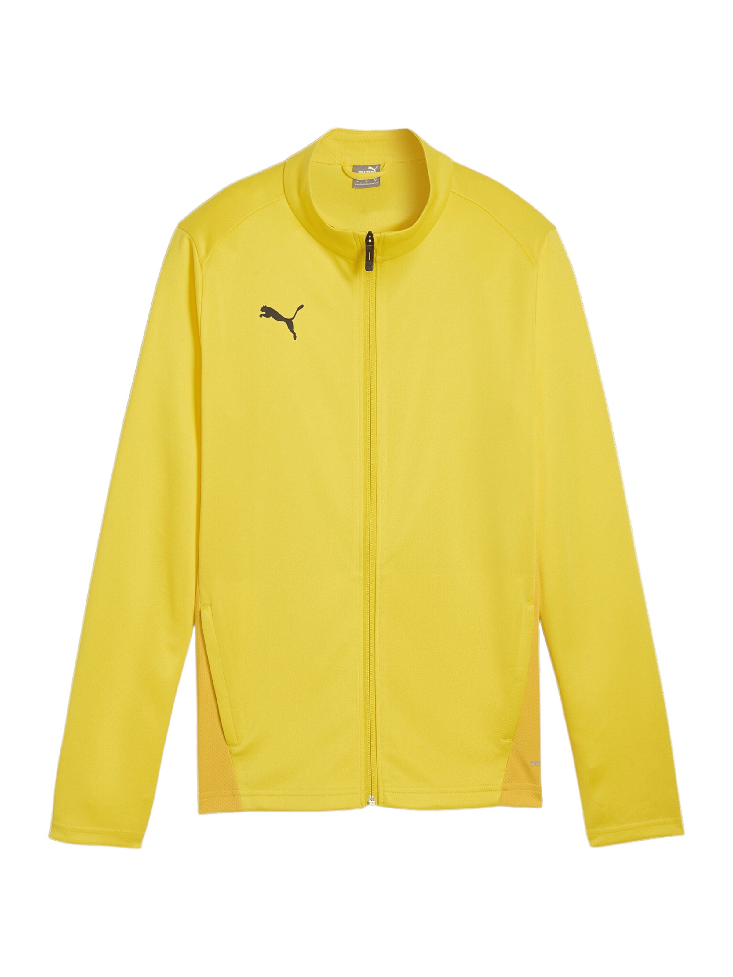 PUMA Trainingsjacke 'TeamGoal' in Gelb: Vorderseite