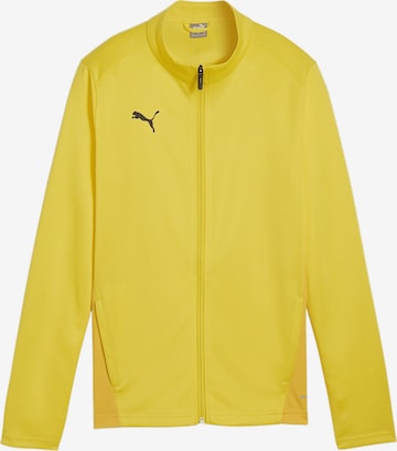 PUMA Trainingsjacke 'TeamGoal' in Gelb: Vorderseite