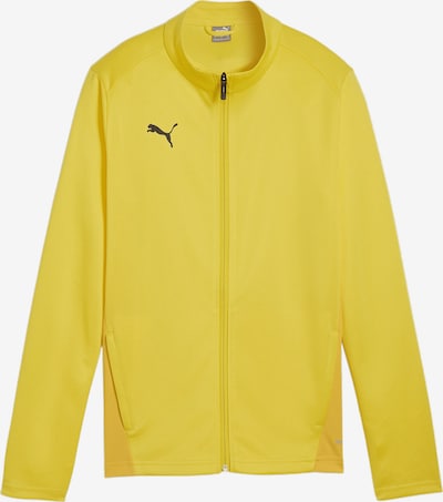 PUMA Treenitakki 'TeamGoal' koossa XS värissä keltainen / curry / musta, Tuotenäkymä