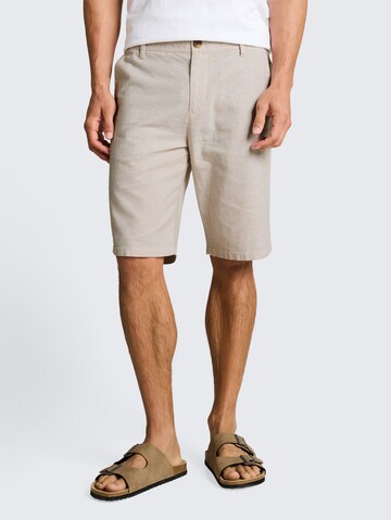 TOM TAILOR Regular Chino Pants in Beige: front