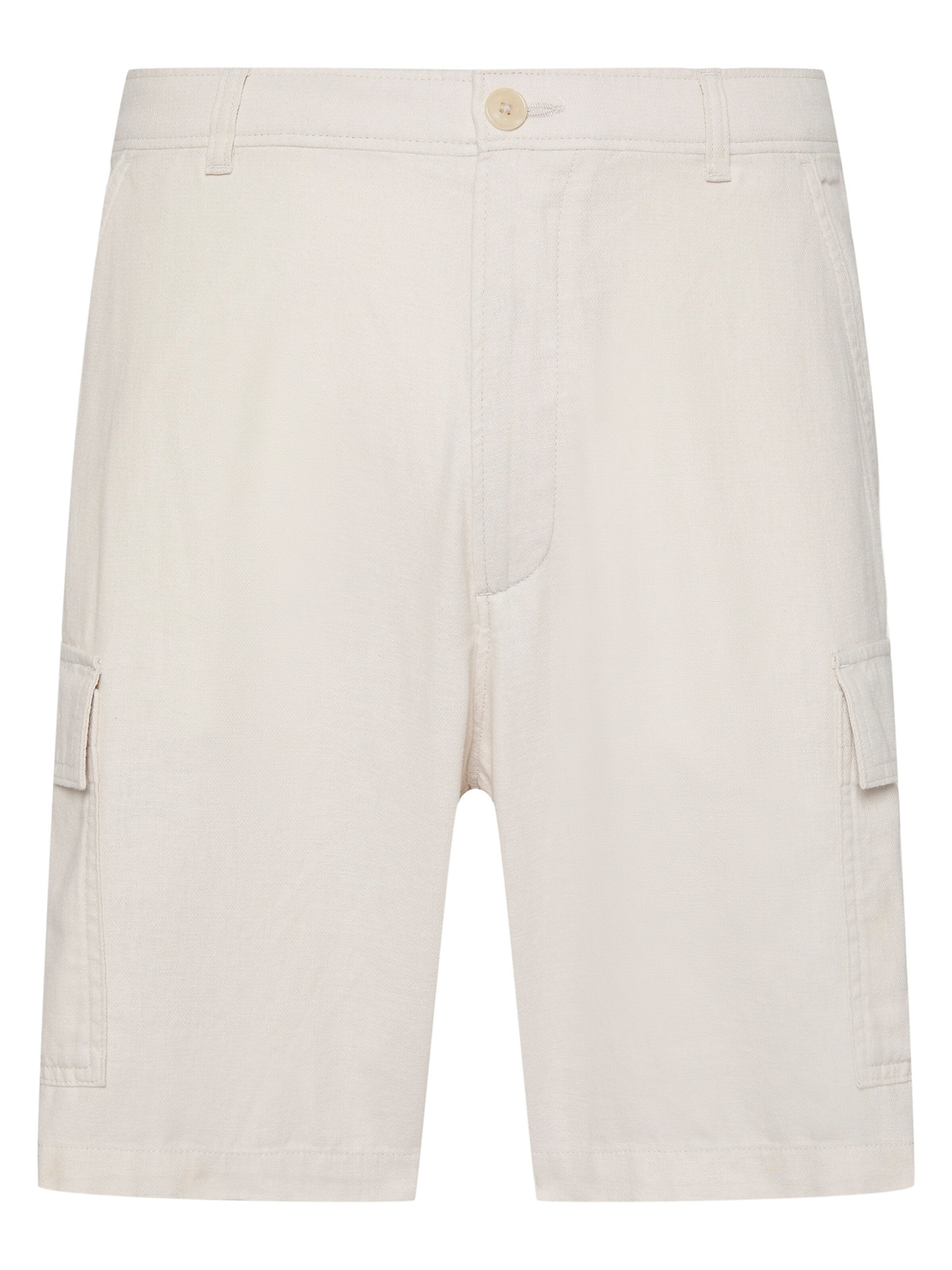 Calvin Klein Jeans Regular Cargo trousers in Beige: front
