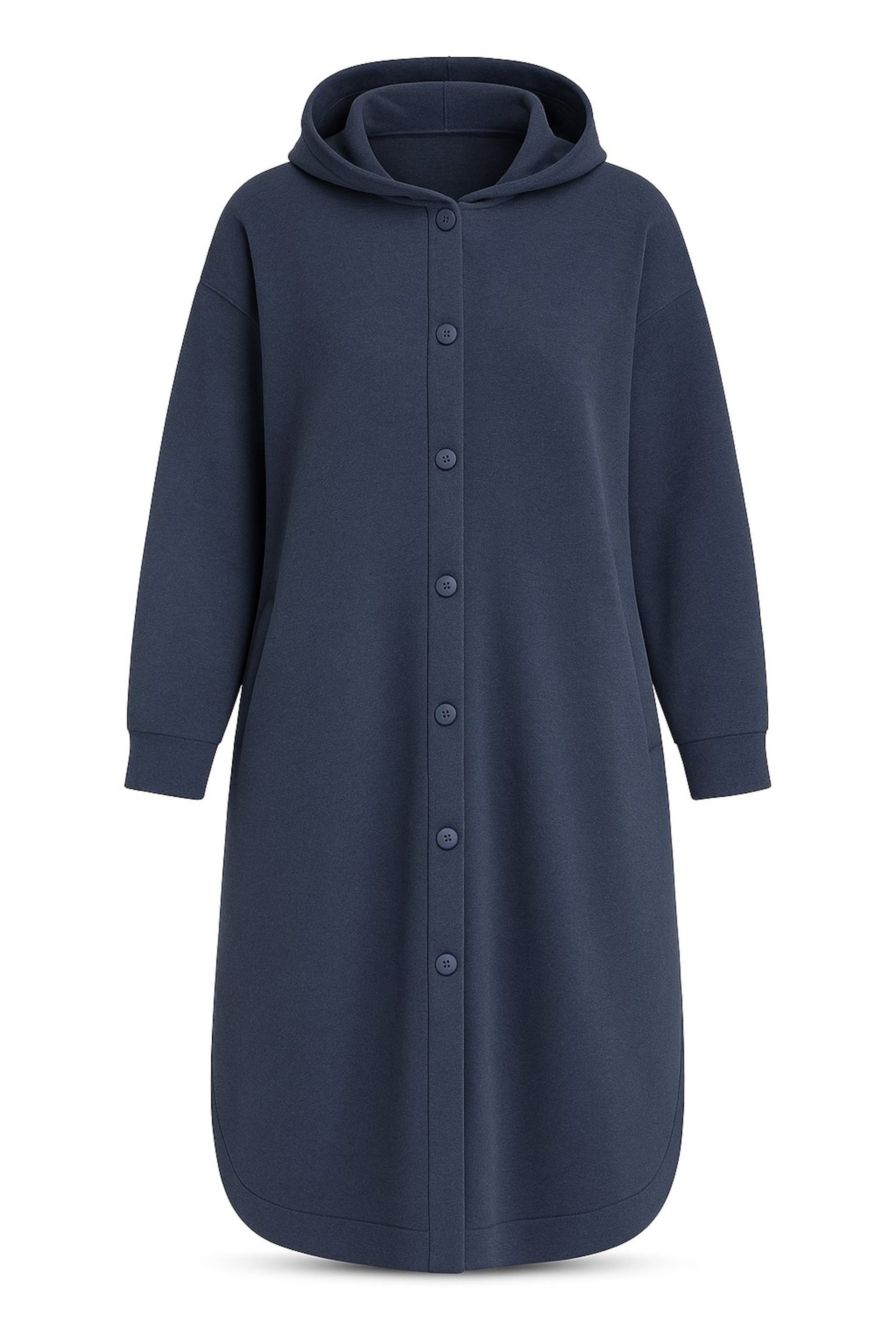 Stil Diva Between-seasons coat in Blue: front