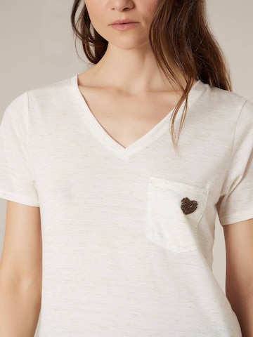 T-shirt 'Kellie' Deeluxe en blanc