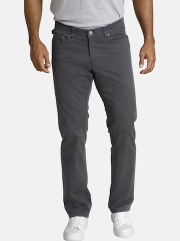 Jan Vanderstorm Regular Pants 'Falenti' in Grey: front