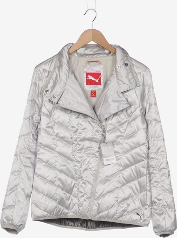 PUMA Jacke XL in Silber: predná strana