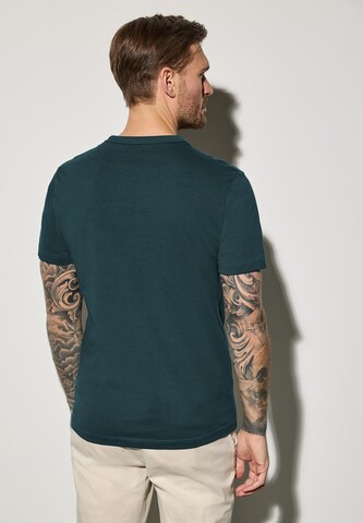 Street One MEN T-Shirt mit Print in Grün