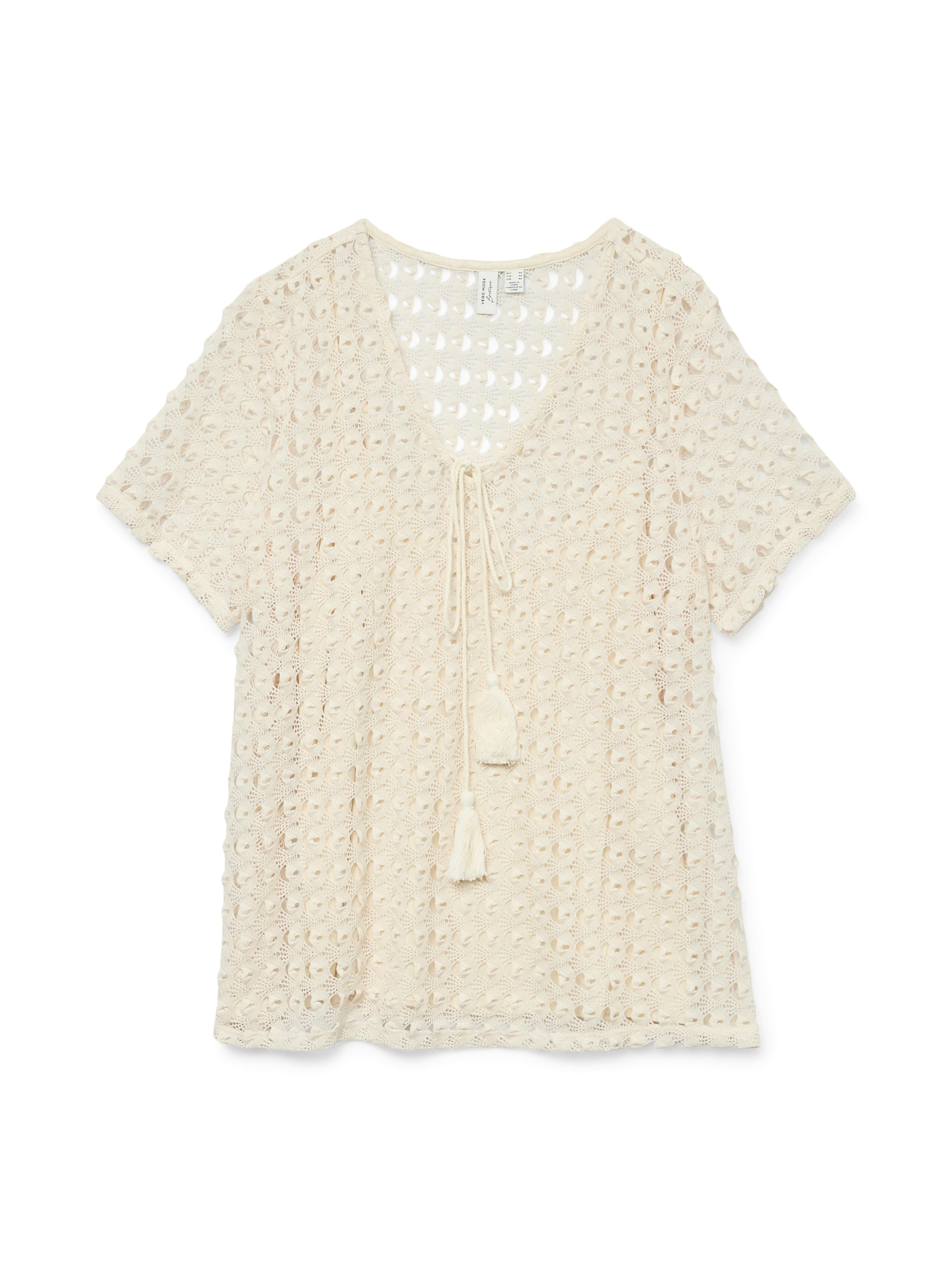 VERO MODA Bluse 'VMDYLIE' in Beige: Vorderseite
