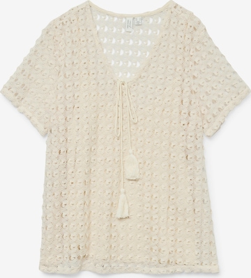 VERO MODA Блузка 'VMDYLIE' в Бежевый: спереди