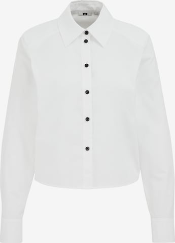 Bluză de la WE Studio pe alb: față