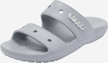 pilka Crocs Šlepetės 'Classic': priekis