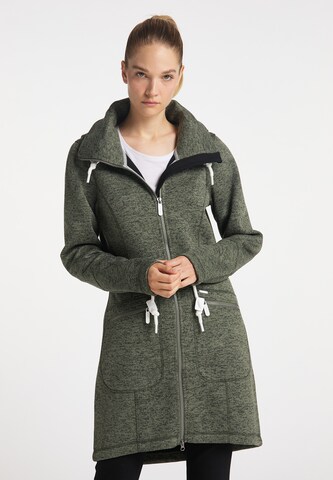 ICEBOUND Fleece jas in Groen: voorkant