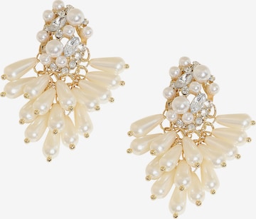 balta SOHI Auskarai 'Bhoomika': priekis