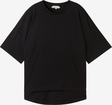T-shirt TOM TAILOR DENIM en noir : devant