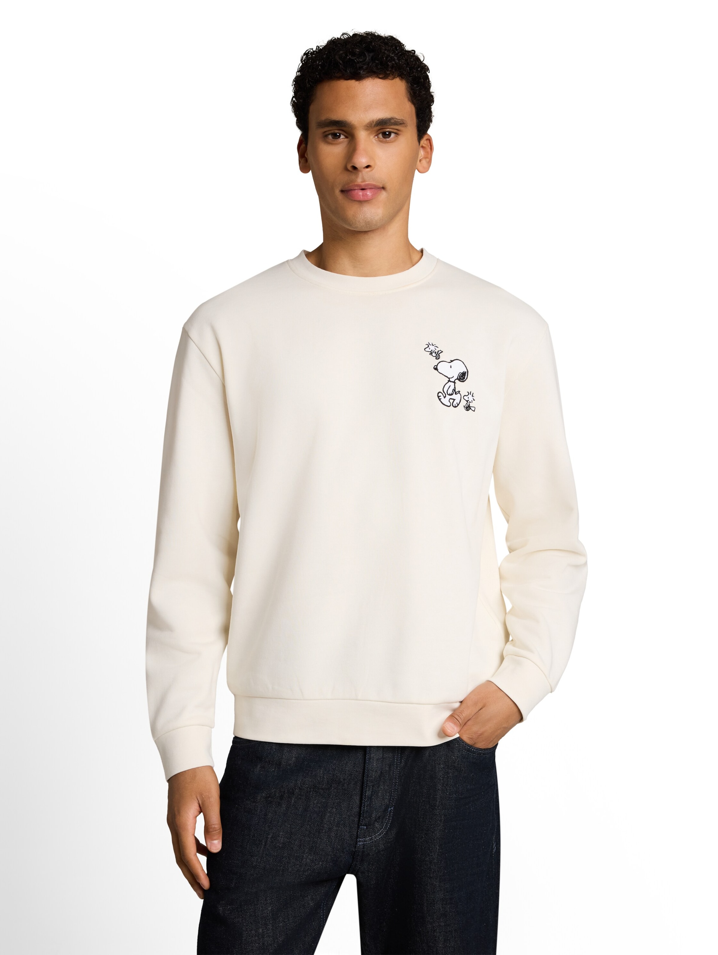 TOM TAILOR DENIM Tréning póló - fehér