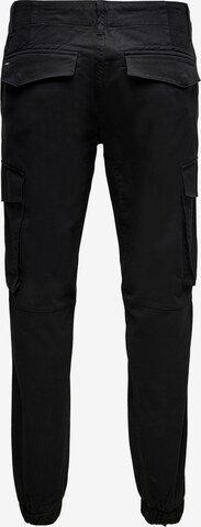 Tapered Pantaloni cu buzunare 'Kim' de la Only & Sons pe negru