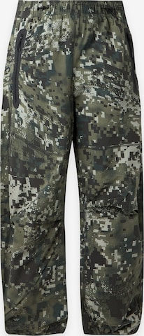 Nike Sportswear Wide Leg Housut 'TCH' värissä vihreä: etupuoli