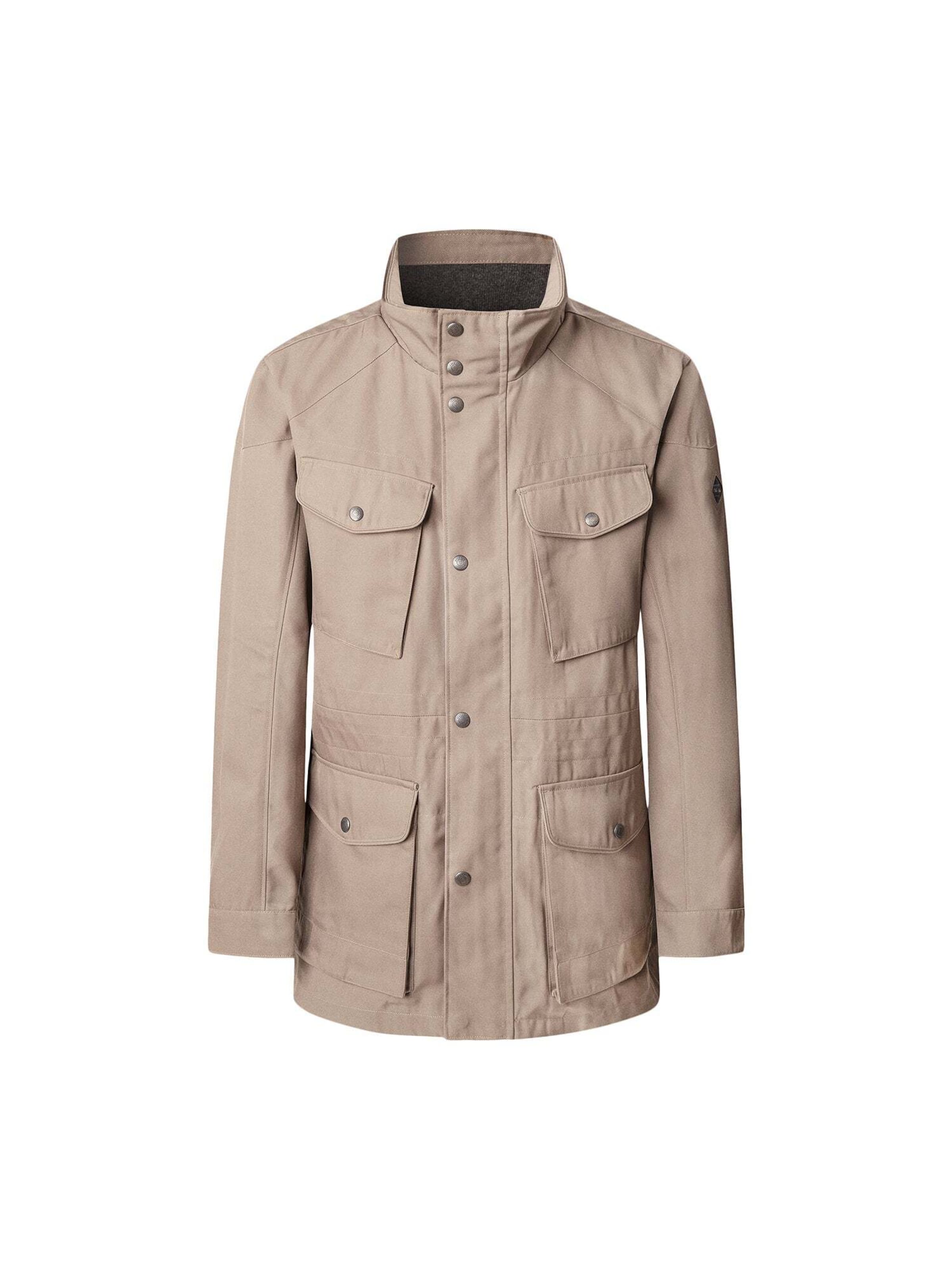 Hackett London Tussenjas 'Velospeed' in Beige: voorkant