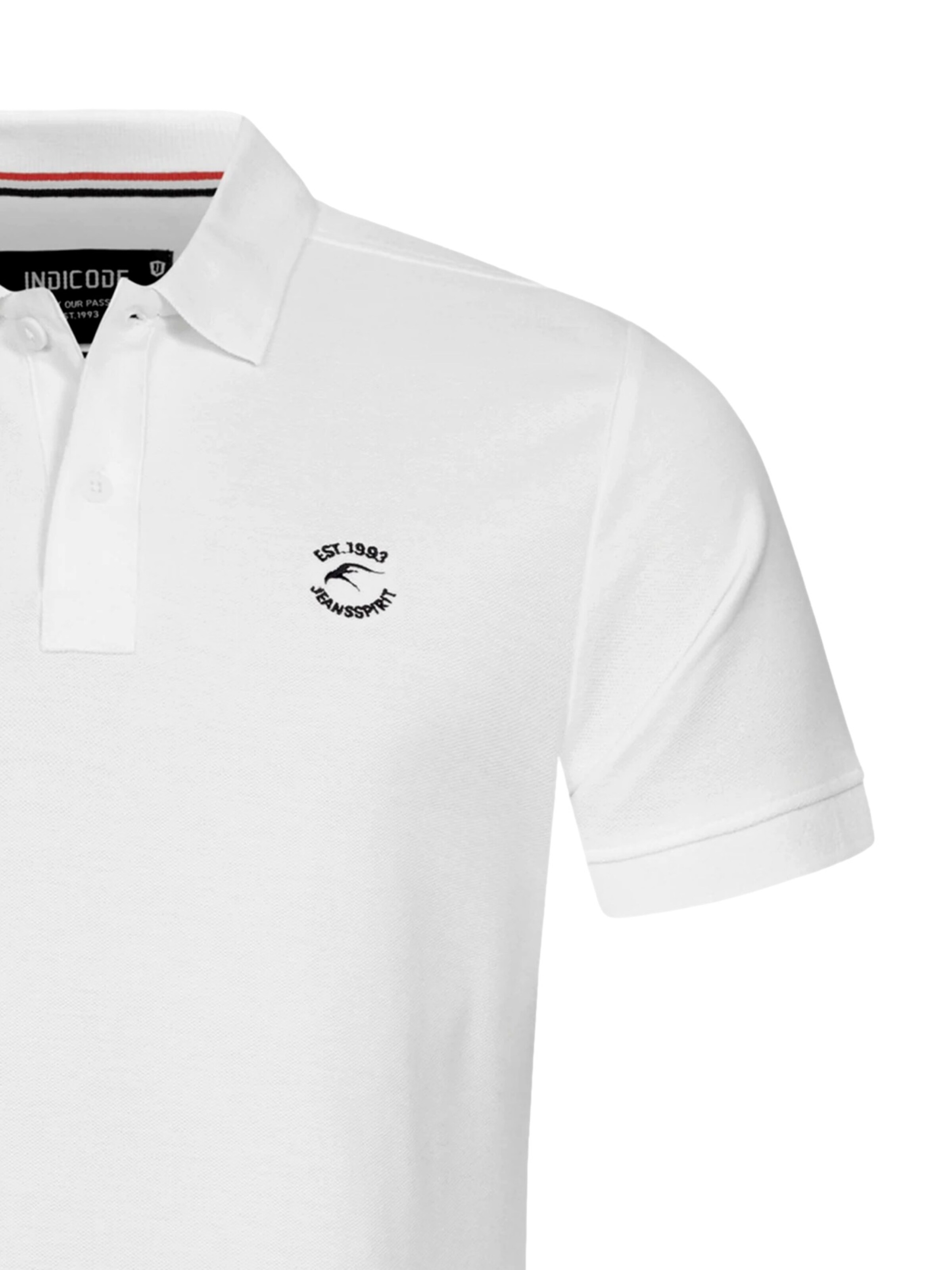 T-Shirt 'Wadim' INDICODE en blanc