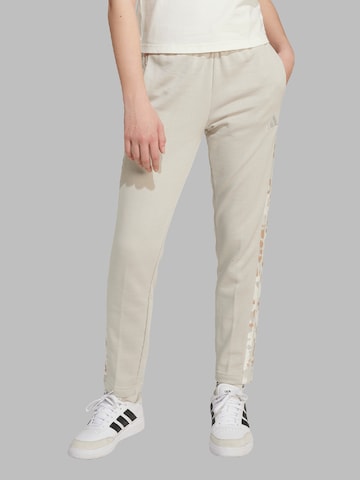 ADIDAS SPORTSWEAR Slimfit Παντελόνι φόρμας σε καφέ: μπροστά