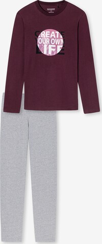 SCHIESSER Pajamas in Red: front