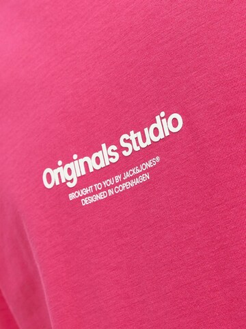 JACK & JONES Shirt 'Vesterbro' in Roze
