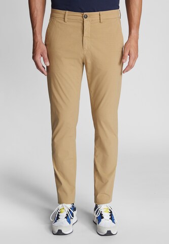 North Sails Slim fit Chino Pants in Yellow: front