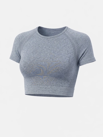 Gilet 'Leafletic Women’s Short Sleeve Sports Tops' LEAFLETIC en gris : devant