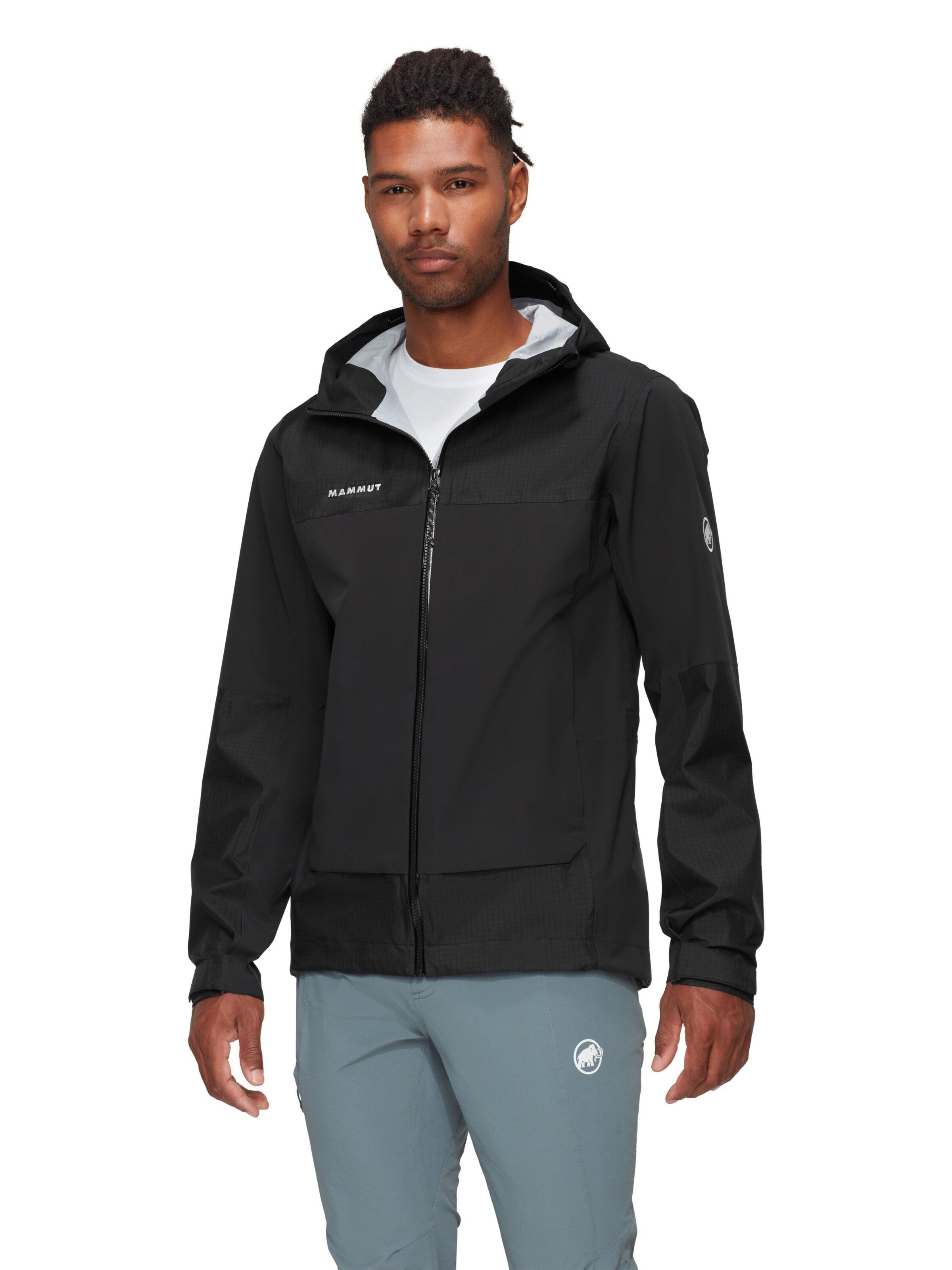 MAMMUT Outdoorjacke 'Ducan Guide' in Schwarz: Vorderseite