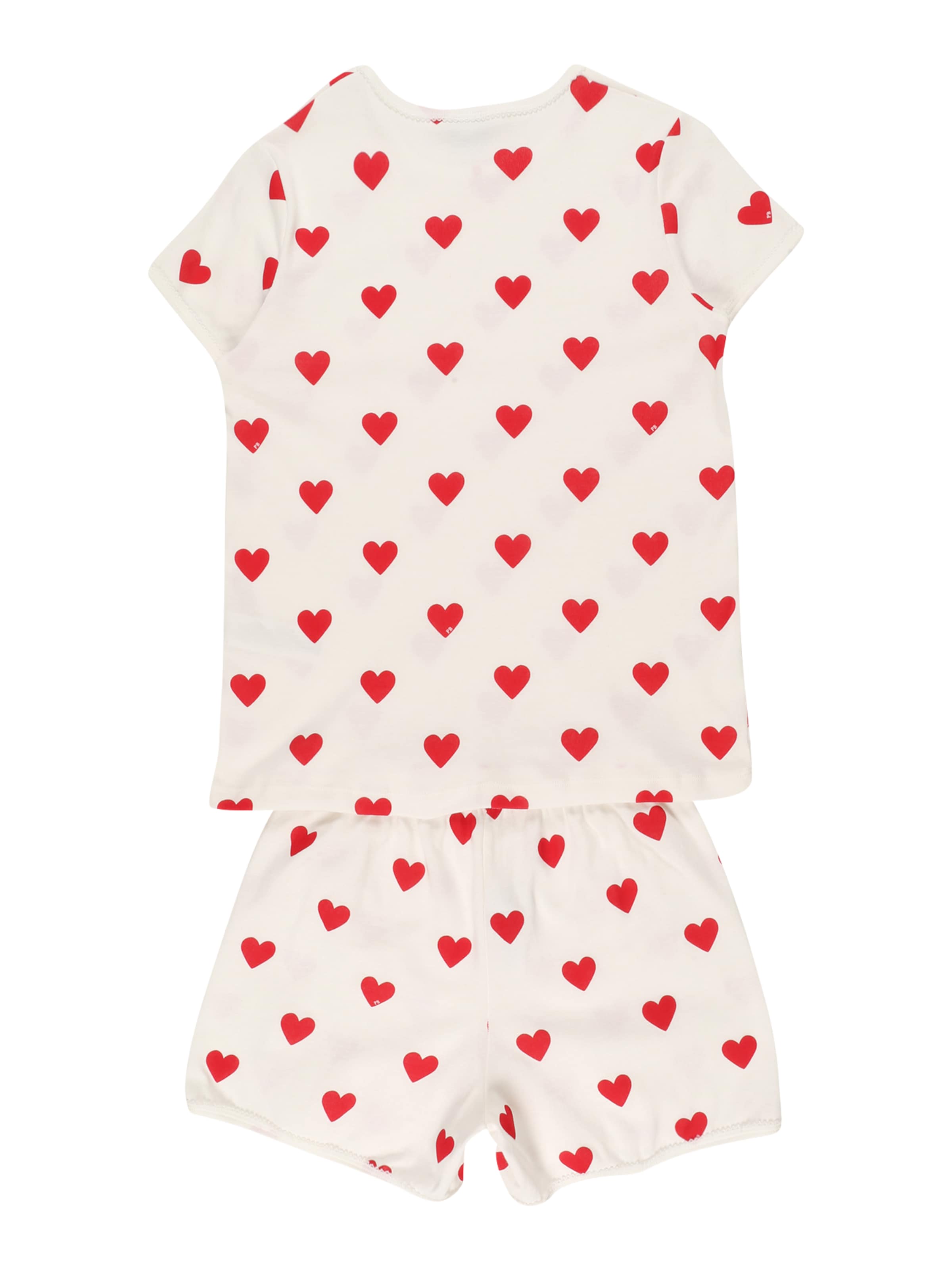 PETIT BATEAU Piżama w kolorze biały
