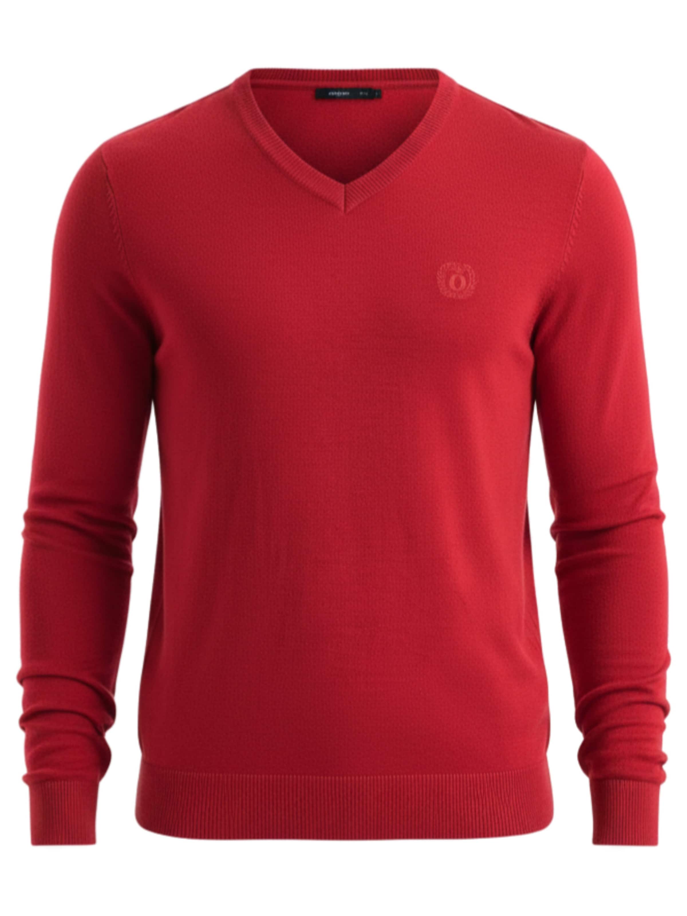 Ombre Trui in Rood: voorkant