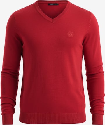 Ombre Trui in Rood: voorkant