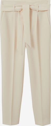 regular Pantaloni con piega frontale 'MANUELA' di MANGO in beige: frontale