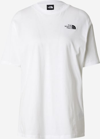 THE NORTH FACE Футболка 'ESSENTIAL' в Белый: спереди